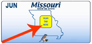 Renewal License Plate