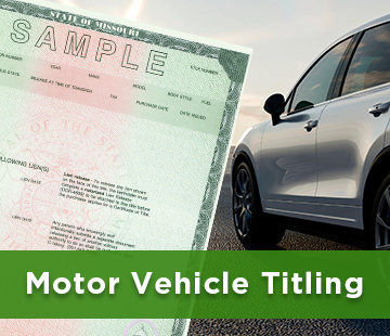 Motor Vehicle Titling Information Motor Vehicle Titling Information