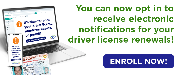 Opt-in to receive electronic notifications for your renewals